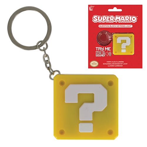 Super Mario Bros. Question Block Key Chain                  