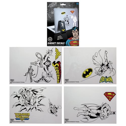 DC Comics Gadget Decals                                     