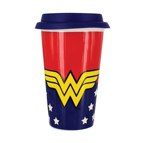 DC Comics Wonder Woman 12 oz. Travel Mug                    