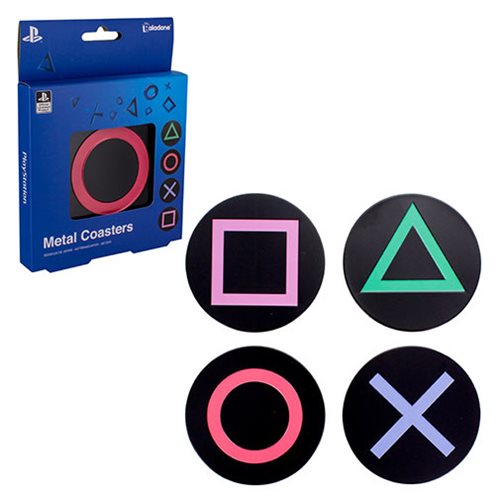 PlayStation Metal Coasters 4-Pack                           