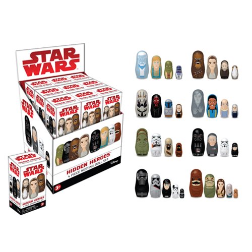 Star Wars Hidden Heroes Nesting Dolls Blind Box Case        