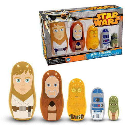 Star Wars Jedi and Droids Nesting Dolls                     