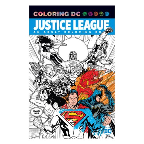 Justice League Adult Coloring Book                          