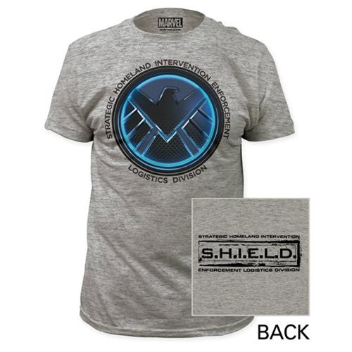 Avengers Agents of S.H.I.E.L.D. Gray T-Shirt                