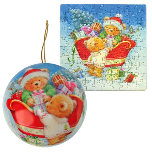 Holiday Ornament Bears Puzzle                               