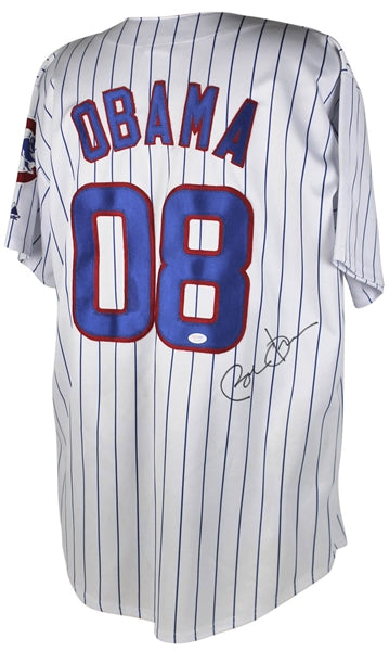 President Barack Obama Signed Chicago Cubs Jersey PSA/DNA (EXTREMELY RARE)