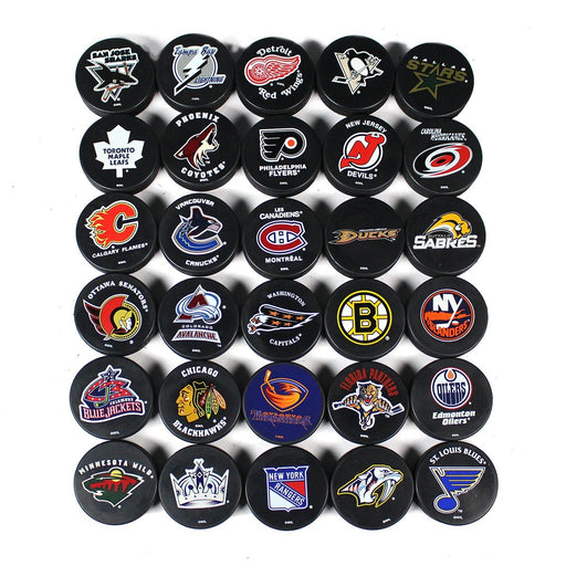 NHL Complete Souvenir Puck Set