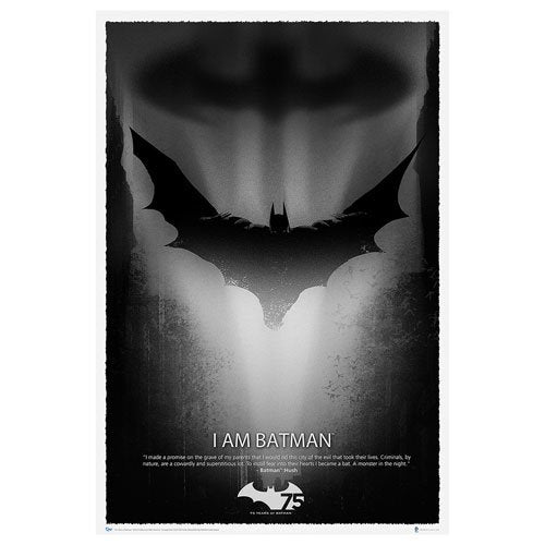 Batman 75th Anniversary Art Print                           