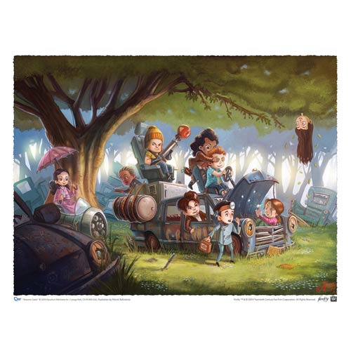 Firefly Brownie Coats Fine Art Print                        