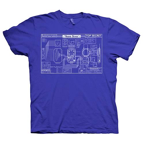 Warehouse 13 Farnsworth Blueprint T-Shirt                   