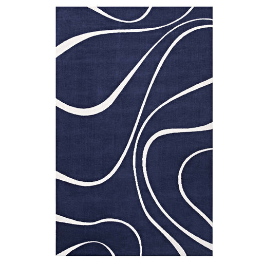 Therese Abstract Swirl 5x8 Area Rug 1002A-58