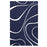 Therese Abstract Swirl 8x10 Area Rug 1002A-810