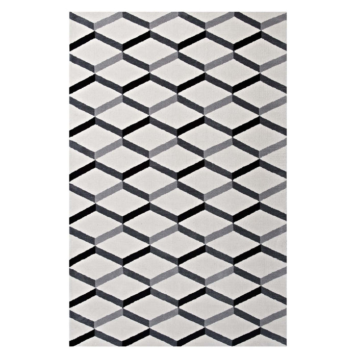 Sigrun Geometric Chevron 5x8 Area Rug 1005A-58