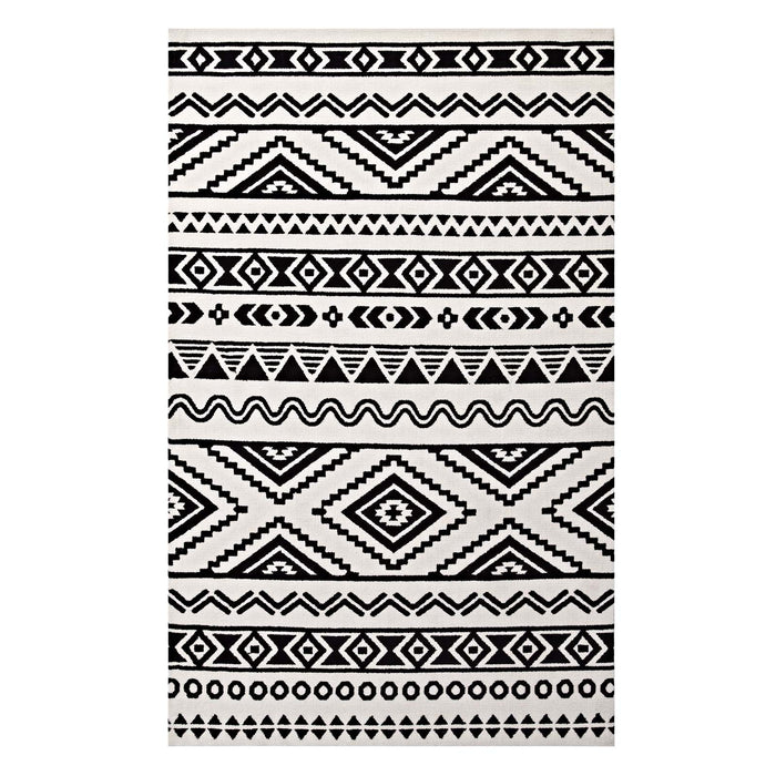 Haku Geometric Moroccan Tribal 5x8 Area Rug 1010A-58