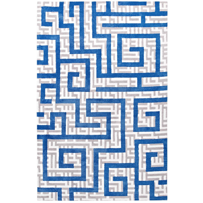 Nahia Geometric Maze 5x8 Area Rug 1015A-58