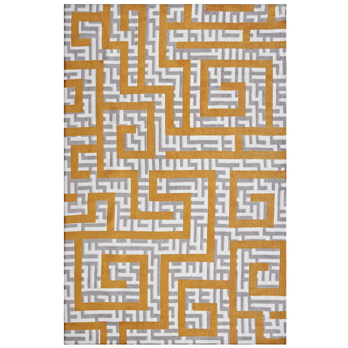 Nahia Geometric Maze 8x10 Area Rug 1015C-810