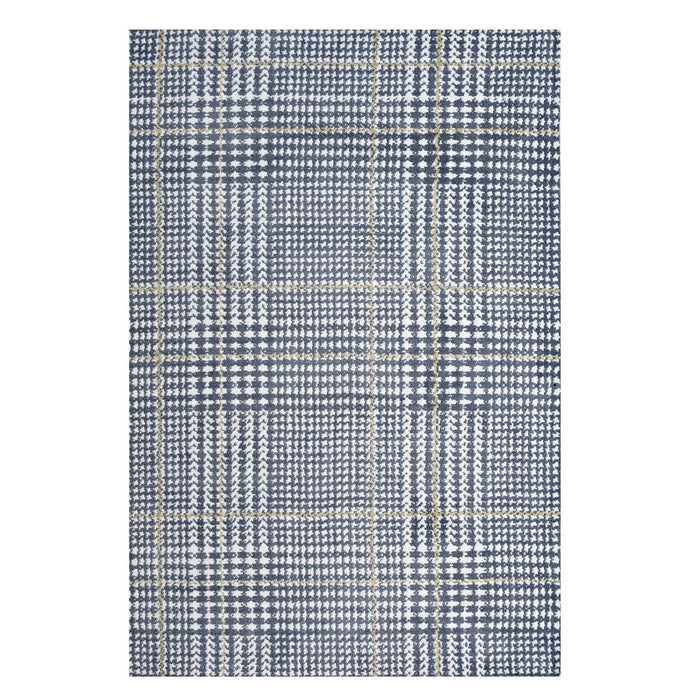 Kaja Abstract Plaid 5x8 Area Rug 1024C-58