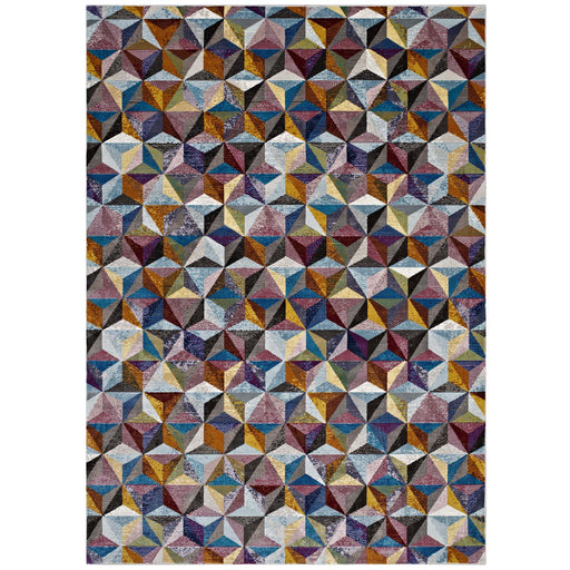 Arisa Geometric Hexagon Mosaic 8x10 Area Rug 1092A-810