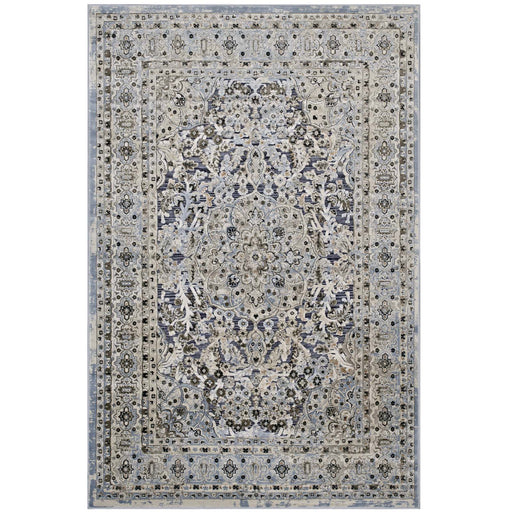 Elqenna Ornate Vintage Floral Turkish 5x8 Area Rug 1099A-58