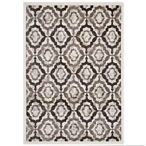 Kalinda Rustic Vintage Moroccan Trellis 8x10 Area Rug 1128C-810