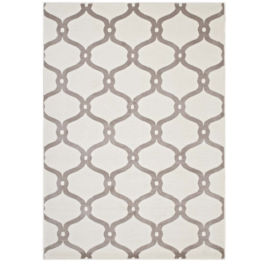 Beltara Chain Link Transitional Trellis 5x8 Area Rug 1129C-58