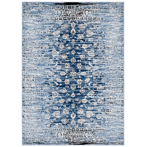 Chiara Distressed Floral Lattice Contemporary 5x8 Area Rug 1131A-58