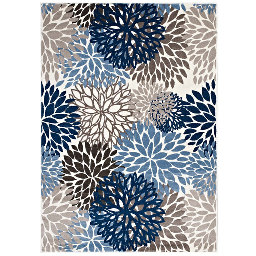 Calithea Vintage Classic Abstract Floral 8x10  Area Rug 1133A-810