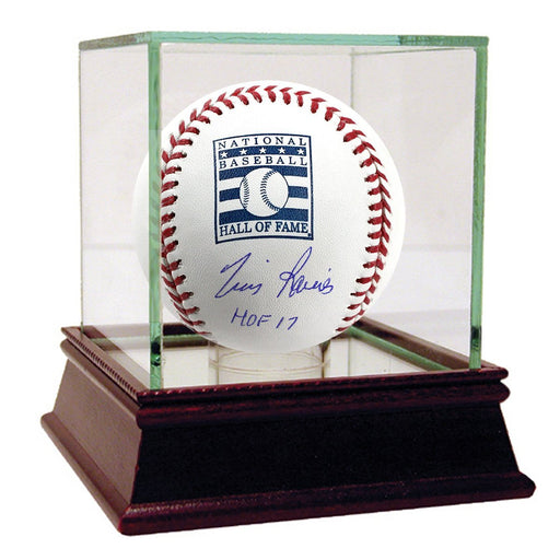 Tim Raines Signed Hall of Fame Logo Baseball w/ "HOF 17" Insc