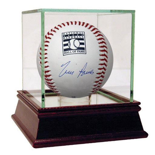 Tim Raines Signed Hall of Fame Logo Baseball