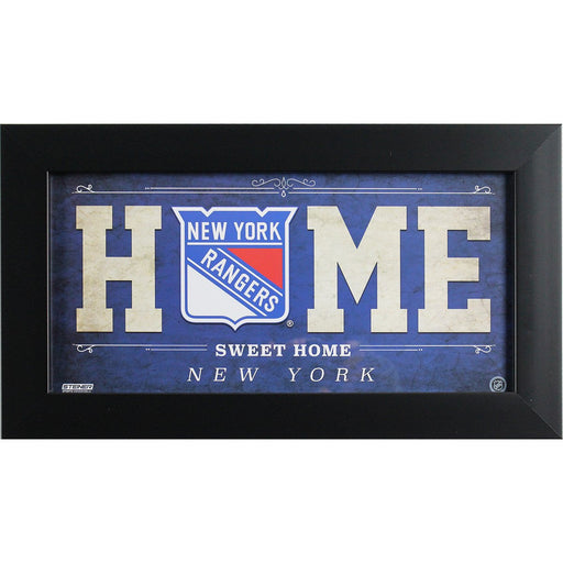 New York Rangers 6x12 Home Sweet Home Sign