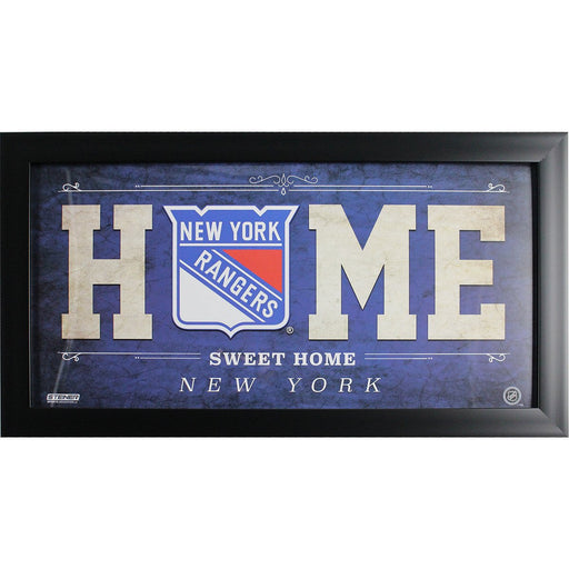 New York Rangers 10x20 Home Sweet Home Sign