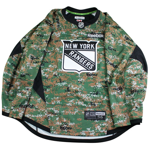 Connor Allen New York Rangers #37 Military Appreciation Camo Team Issued Jersey (Size 56)