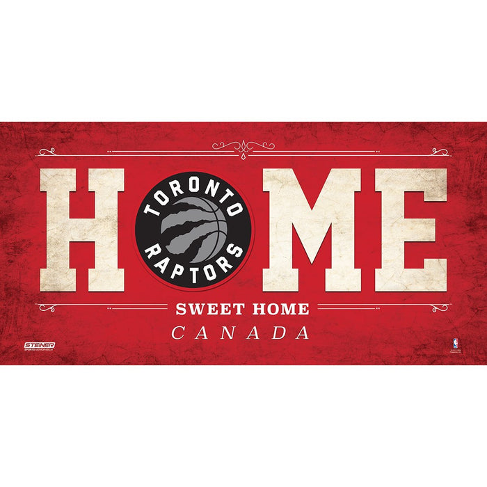 Toronto Raptors 10x20 Home Sweet Home Sign