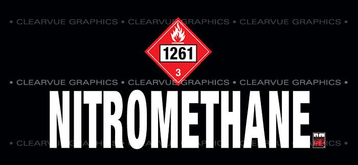 Window Graphic - 30x65 Nitromethane Black