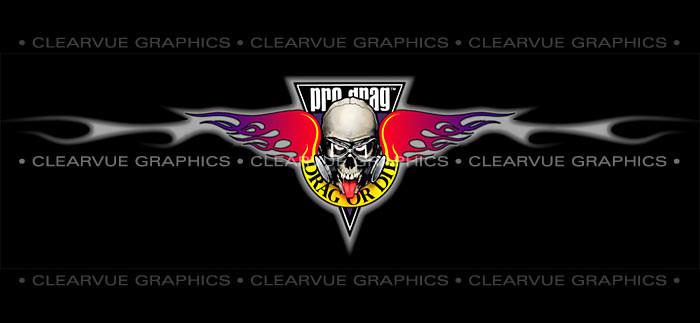 Window Graphic - 30x65 Pro Drag - Drag or Die