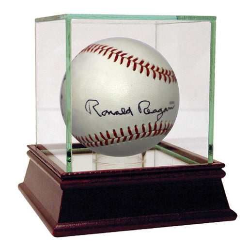 Ronald Reagan Single Signed Davey Lopes Autograph Model Baseball JSA