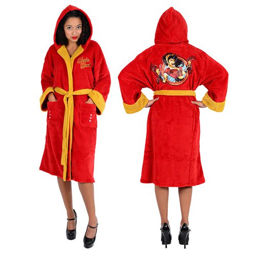 DC Comics Bombshells Wonder Woman Fleece Bathrobe           