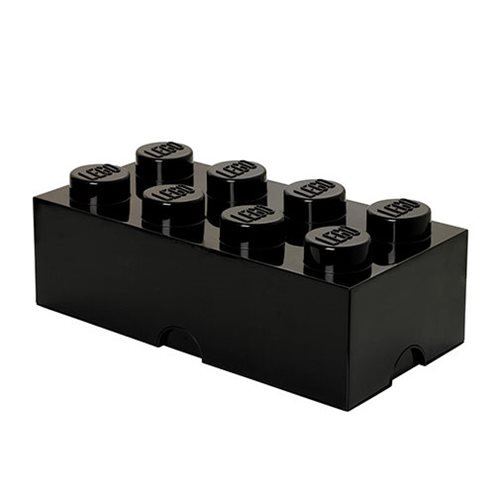 LEGO Black Storage Brick 8                                  