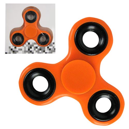 Fidget Spinner Orange 3-Leaf Basic Hand Spinner             