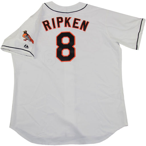 Cal Ripken Jr. Baltimore Orioles Home White Authentic Jersey