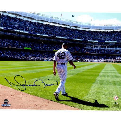 Mariano Rivera Signed Walking to Mound on Mo Day 8x10 Photo