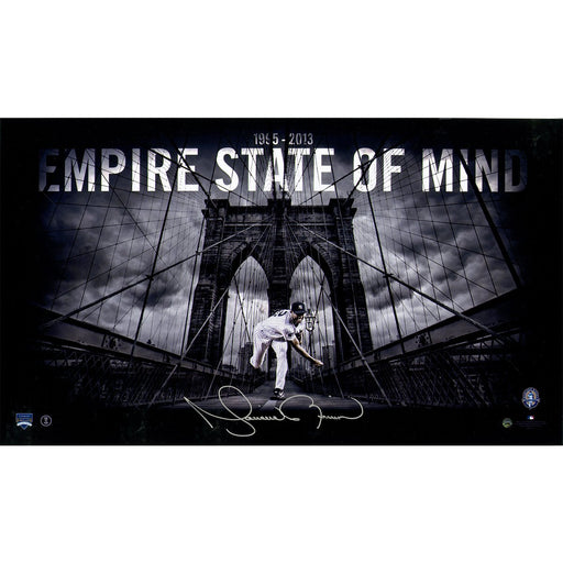 Mariano Rivera Empire State of Mind Signed 14x24 Photo