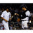 Mariano Rivera/Jorge Posada Dual Signed Giving Ball to Rivera16x20 Photo