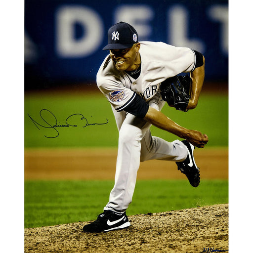 Mariano Rivera Signed 2013 All-Star Game Pitching Color Vertical 16x20 Hauser Photo (Signed by Hauser)