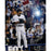 Mariano Rivera Signed 2008 Yankees Pinstripe Jersey Pitching Vertical 11x14 Photo (Signed in Blue)(Signed by Anthony Causi in Silver)