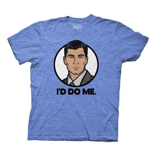 Archer Sterling Archer Portrait I'd Do Me Blue T-Shirt      