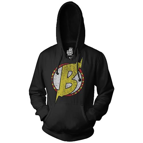 Big Bang Theory B Symbol Bazinga! Black Hoodie              