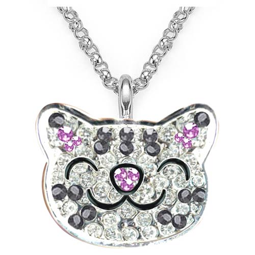 The Big Bang Theory Soft Kitty Crystal Ring Necklace        