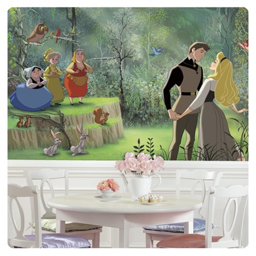 Sleeping Beauty XL Chair Rail Prepasted Mural               