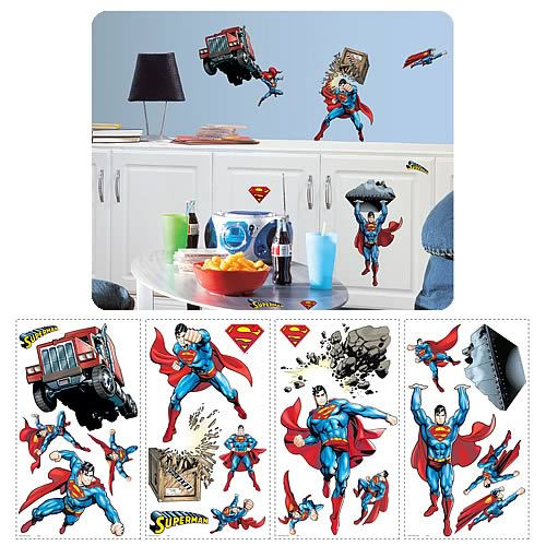 Superman Day of Doom Peel and Stick Wall Applique           